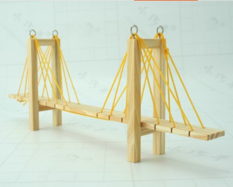 巧手搭斜拉橋 小學(xué)生木工模型制作指南